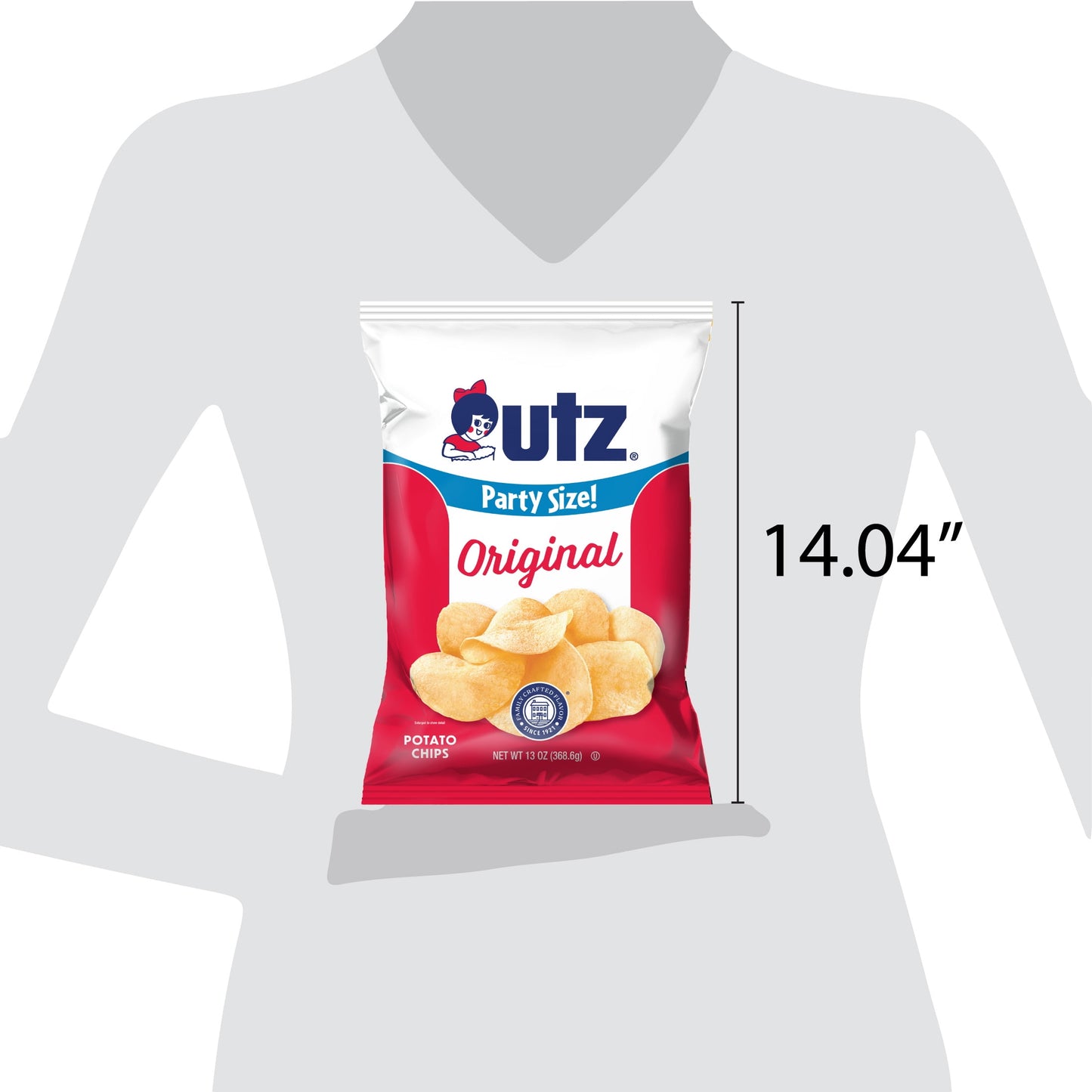 Original Potato Chips, Gluten-Free, Party Size, 13 Oz Bag