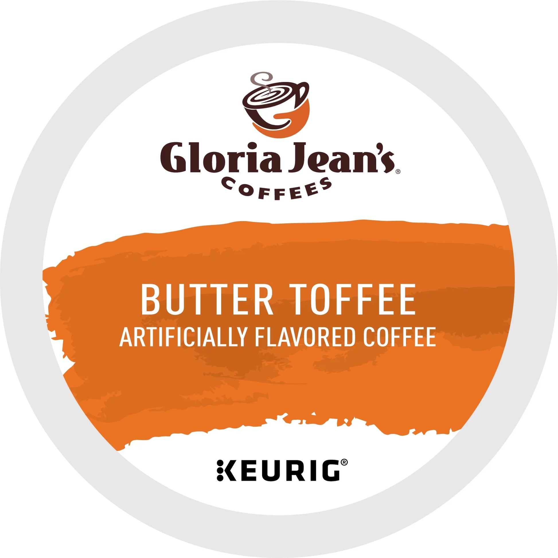 Gloria Jean'S Coffee, Butter Toffee Medium Roast K-Cup Coffee Pods, 24 Count