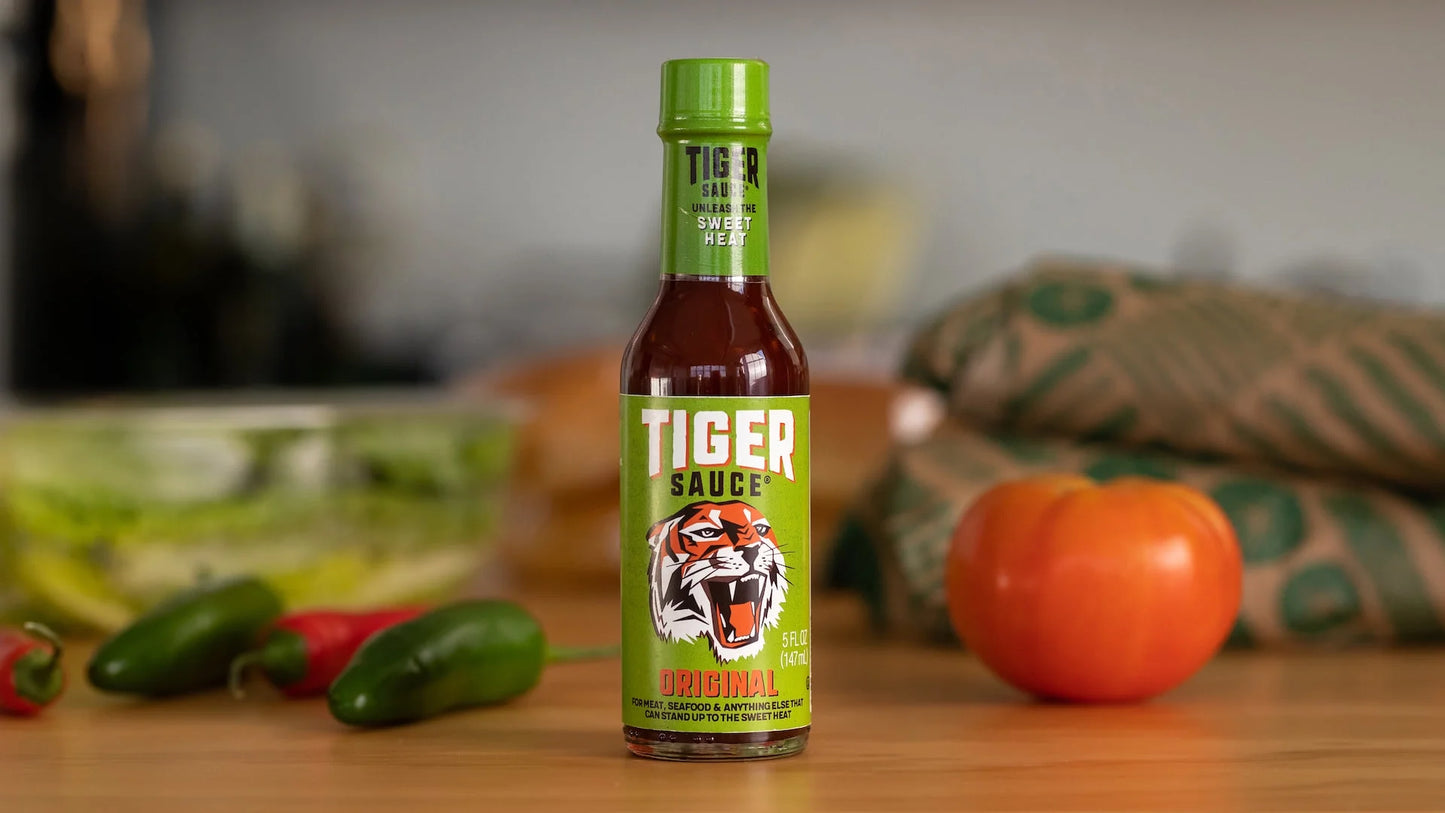 Tiger Sauce Original Hot Sauce, 10 Fl Oz Bottle