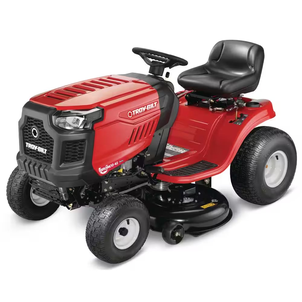 Bronco 42 In. 547CC Engine Automatic Drive Gas Riding Lawn Mower