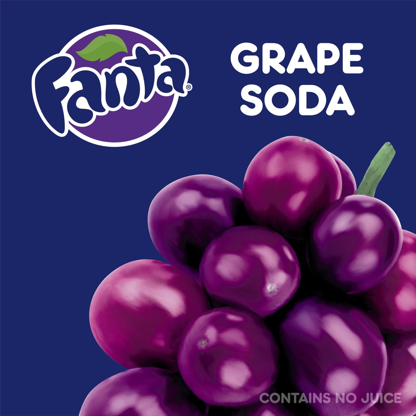 Grape Fruit Soda Pop, 12 Fl Oz, 12 Pack Cans