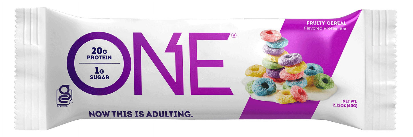 One Protein Bar, Fruity Cereal, 20G Protein, 4 Ct