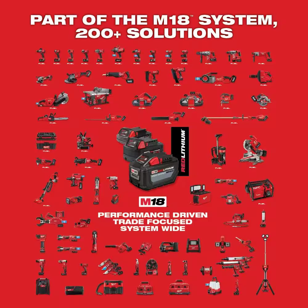 M18 18-Volt Lithium-Ion HIGH OUTPUT Starter Kit with XC 8.0Ah Battery and Rapid Charger