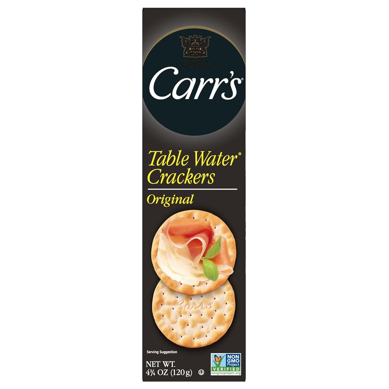 Table Water Crackers, Baked Snack Crackers, Party Snacks, Original (6 Boxes)