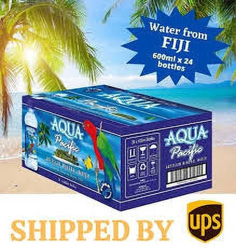 Aqua Pacific®Natural ARTESIAN Mineral Water (Case Pack of 24 X 20.28 Oz Bottle) Discover Fiji'S Finest H20, Aqua Pacific®