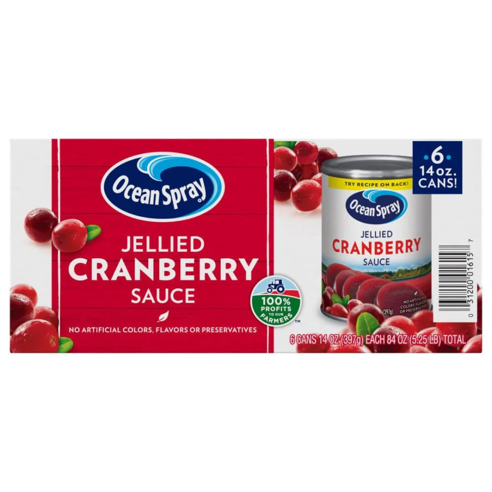 Jellied Cranberry Sauce, 6 Pk./14 Oz.