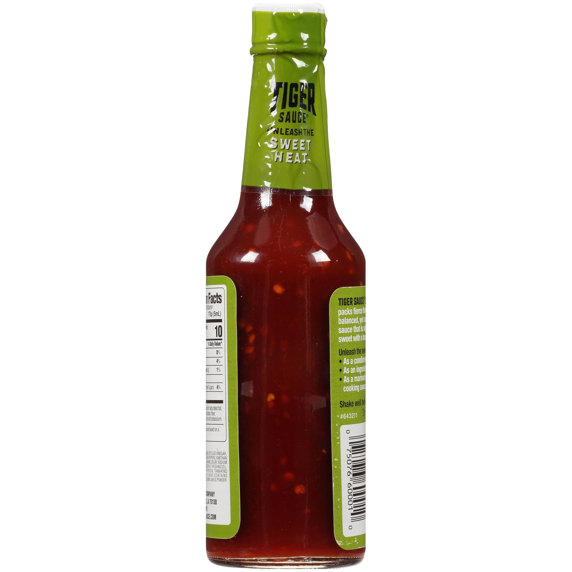 Tiger Sauce Original Hot Sauce, 10 Fl Oz Bottle