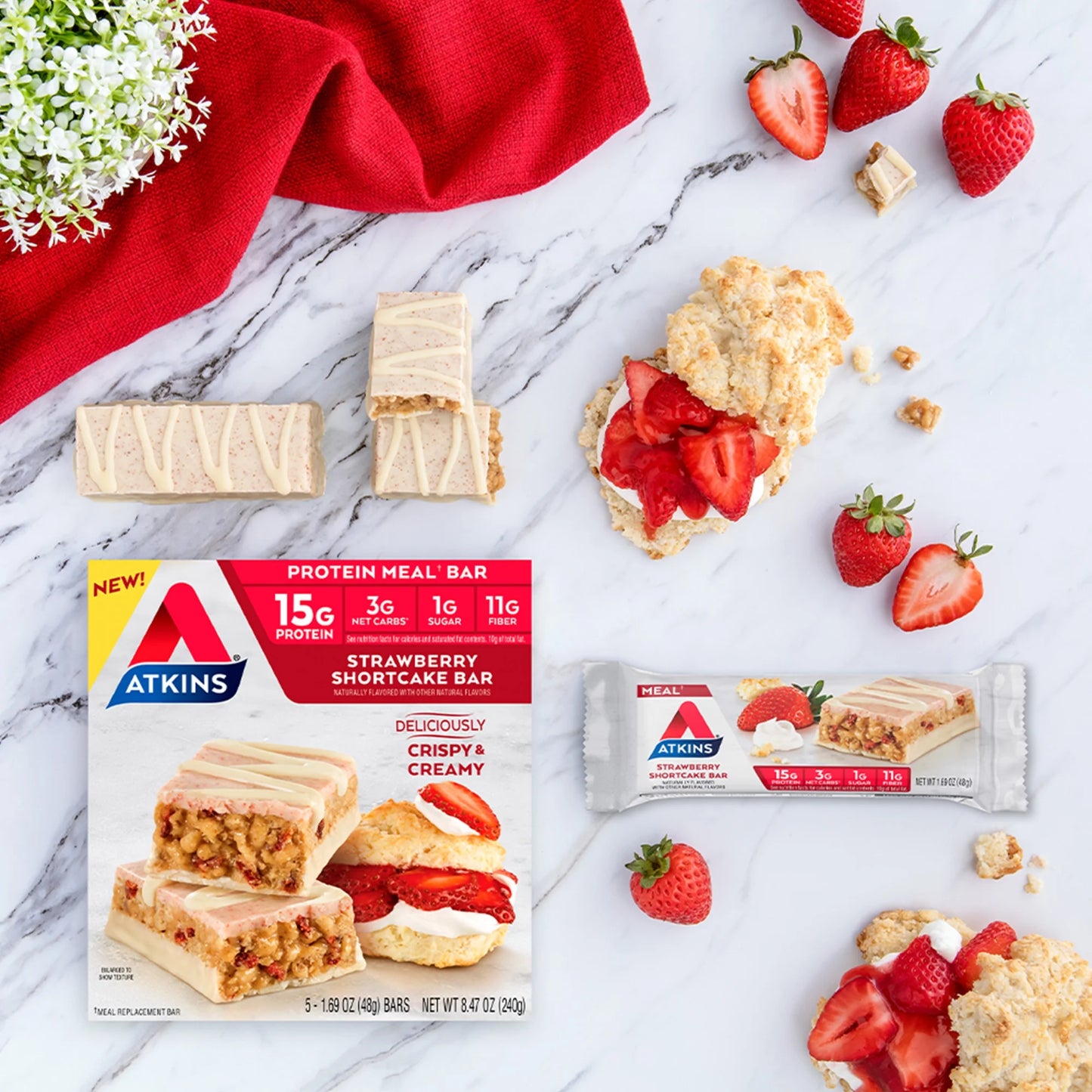 Strawberry Shortcake Meal Bar 5Pk