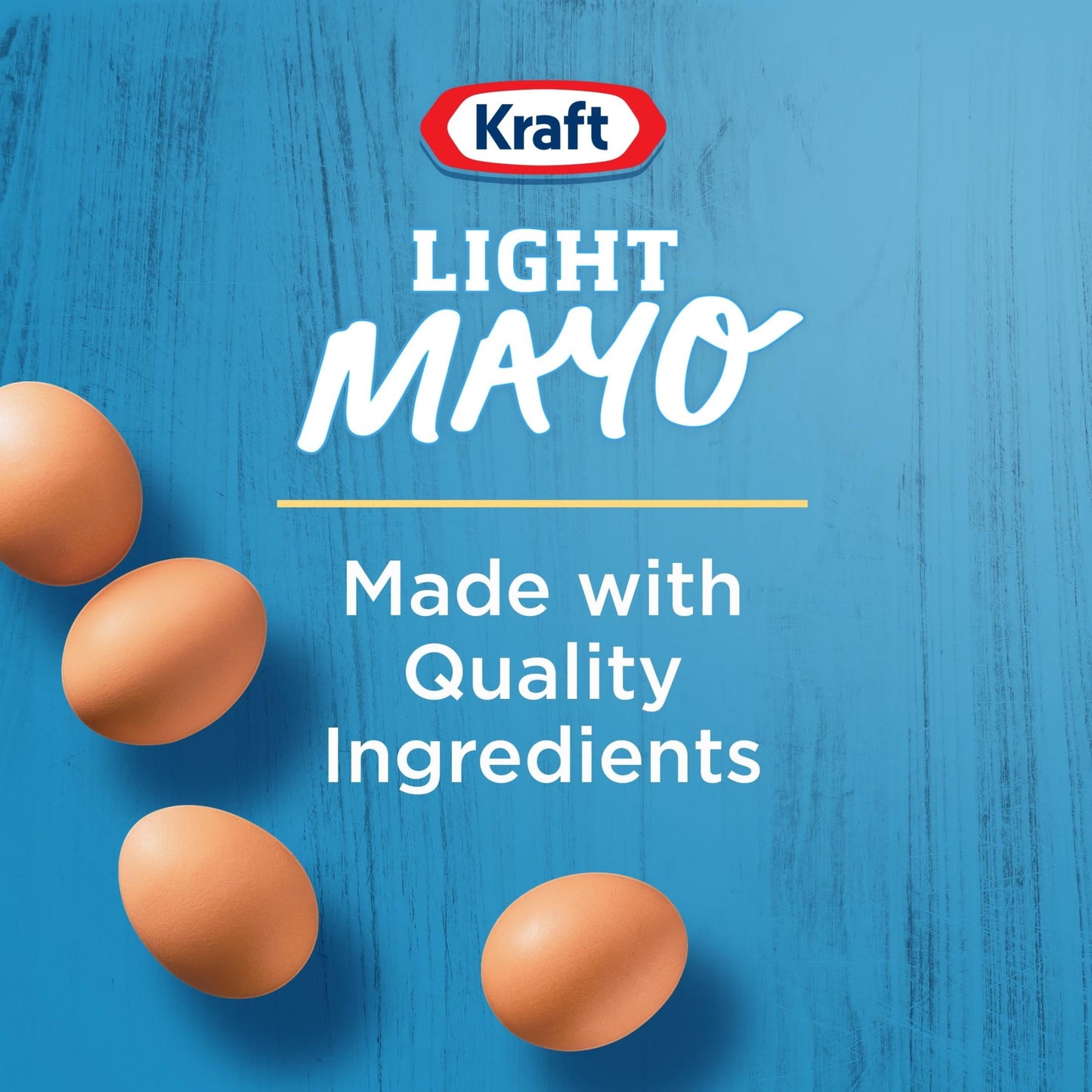 Light Mayo with 1/2 the Fat & Calories of Regular Mayonnaise, 30 Fl Oz Jar