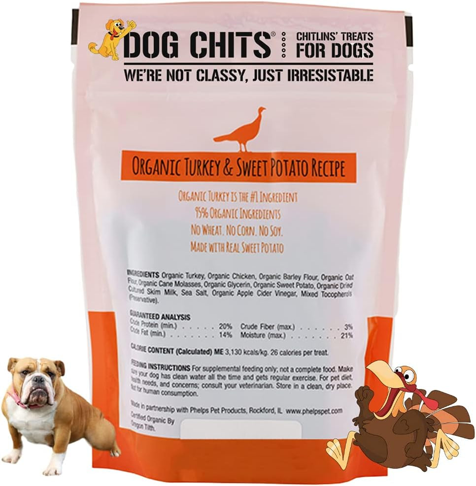 Turkey and Sweet Potato Soft Chew for Dogs - Dog and Puppy Chews | Made in USA | Organic Turkey | All-Natural Treats | Large & Small Dogs | Organic Sweet Potato | 4 Oz.