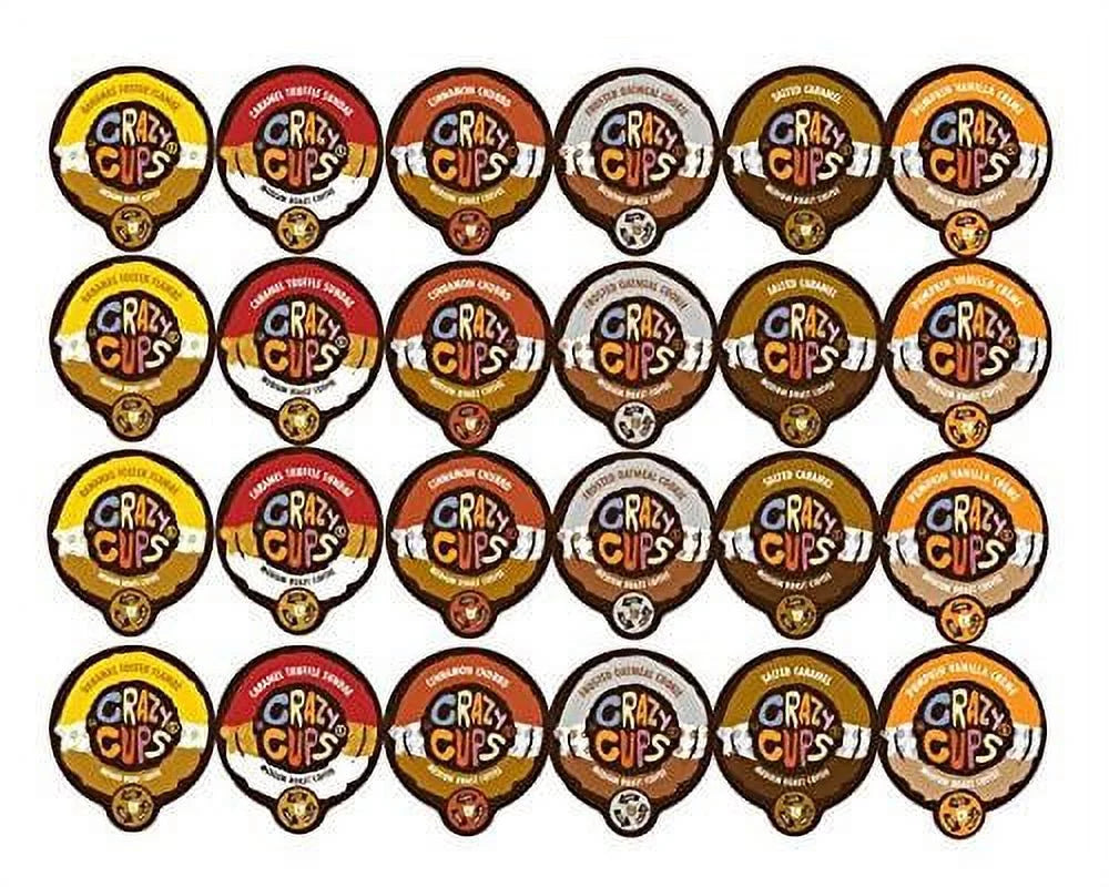 Flavor Lovers' Flavored Coffee Variety Pack Single Serve Cups, 24 Count