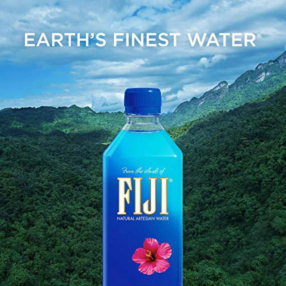 FIJI Natural Artesian Water, 16.9 Fl Oz Bottle (Pack of 24)