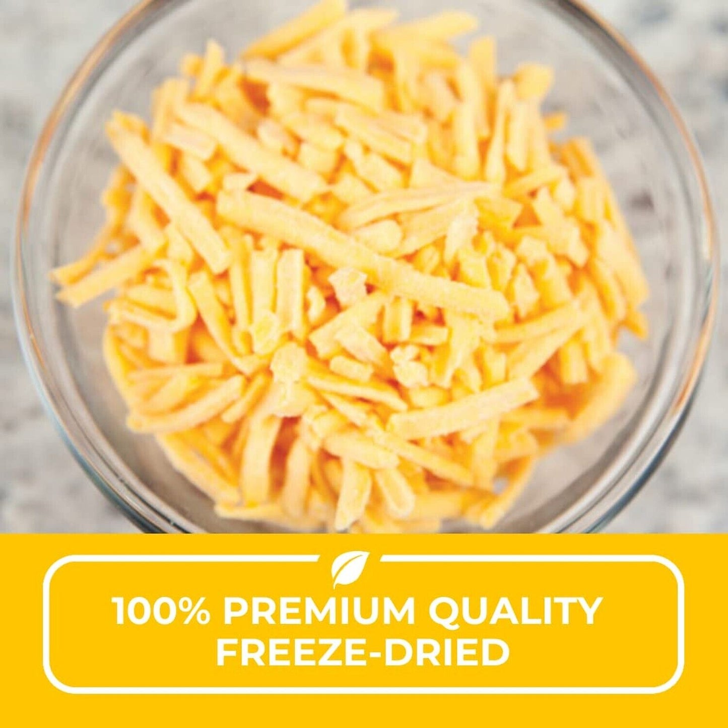 Nutristore Freeze-Dried Cheese Sample Variety 3-Pack | Cheddar, Mozzarella, &...