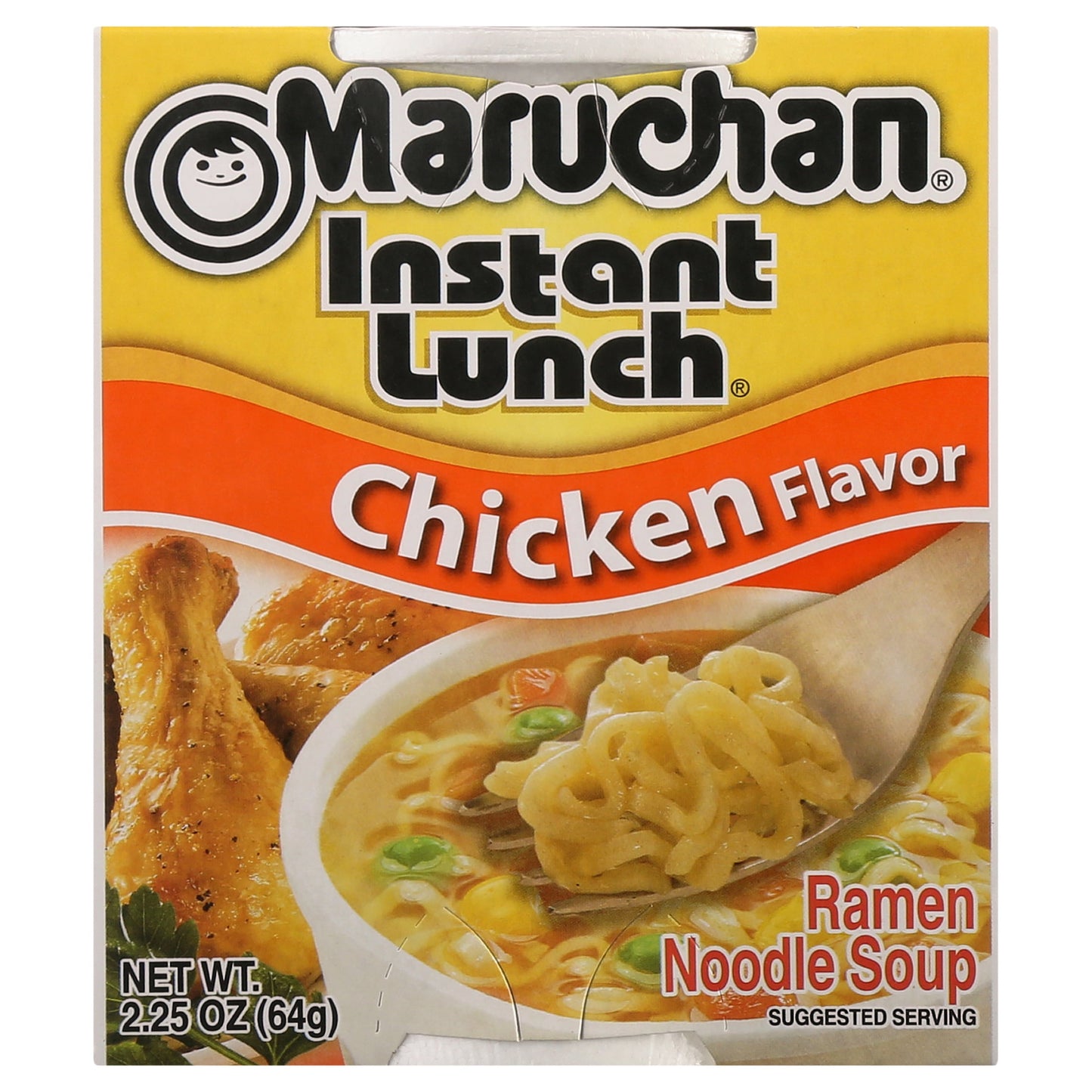 Chicken Instant Lunch Ramen Noodles, 2.25 Oz Cup (12 Packs)