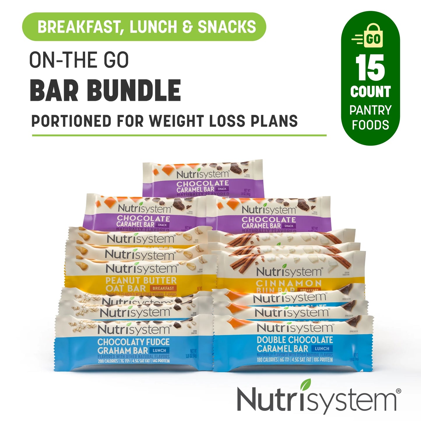 On-The-Go Variety Bundle Bars, 15 Count