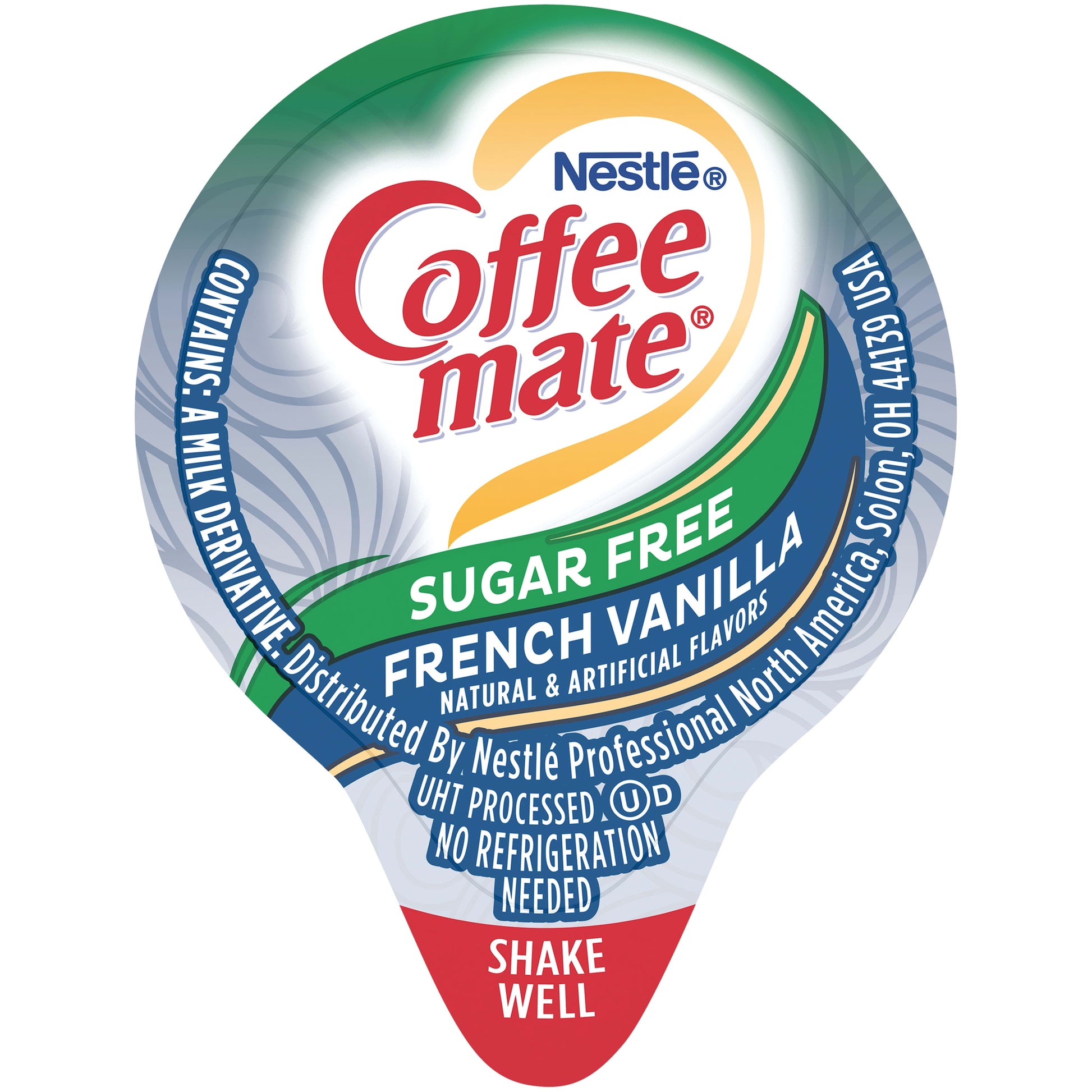 Coffee Mate Sugar Free French Vanilla Liquid Coffee Creamer Singles, Lactose-Free, 0.375 Fl Oz, 200 Ct