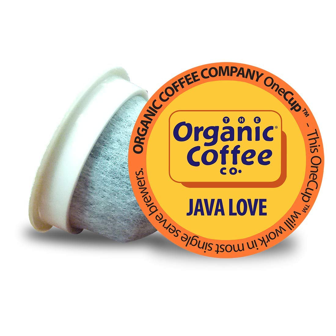 Compostable Coffee Pods - Java Love (80 Ct) K Cup Compatible Including Keurig 2.0, Medium Roast, USDA Organic