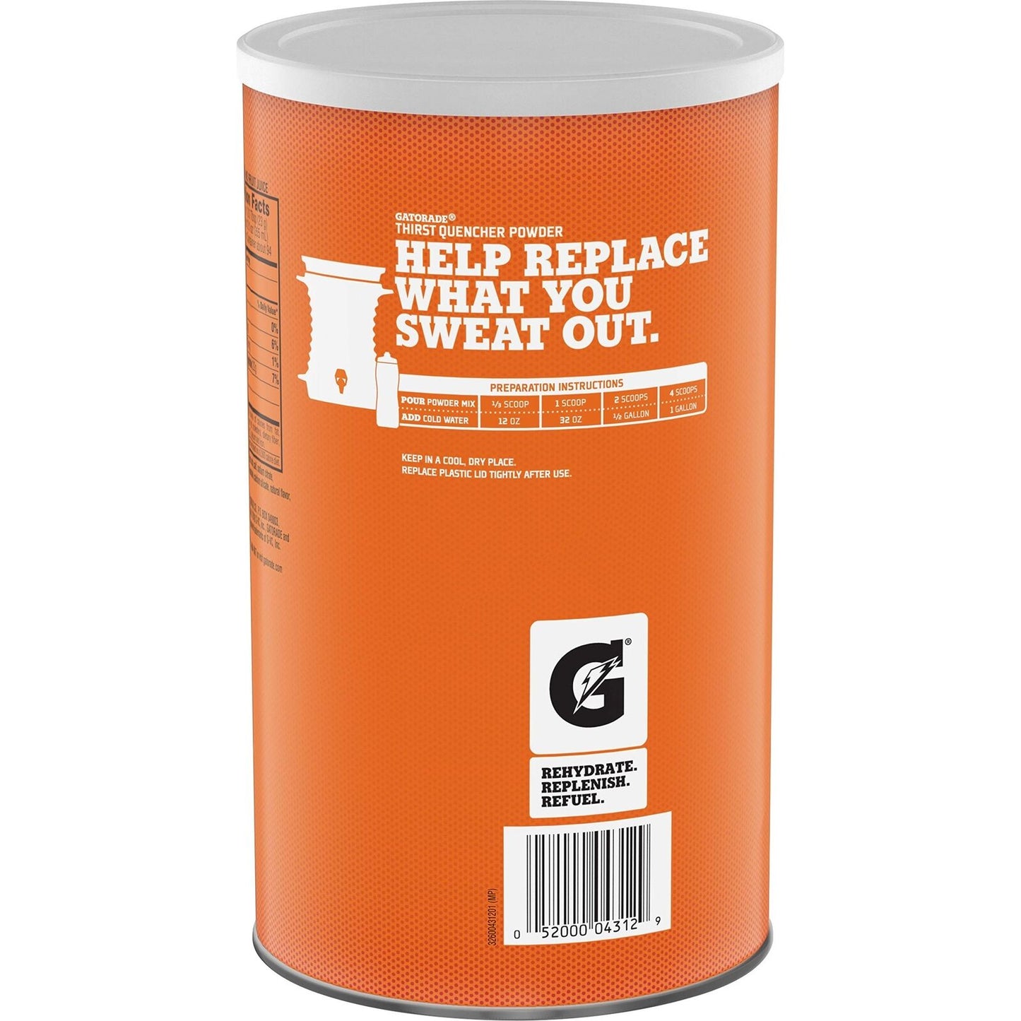 Gatorade Thirst Quencher Powder, Glacier Cherry, 76.5 Oz Canister Makes 9 Gallon