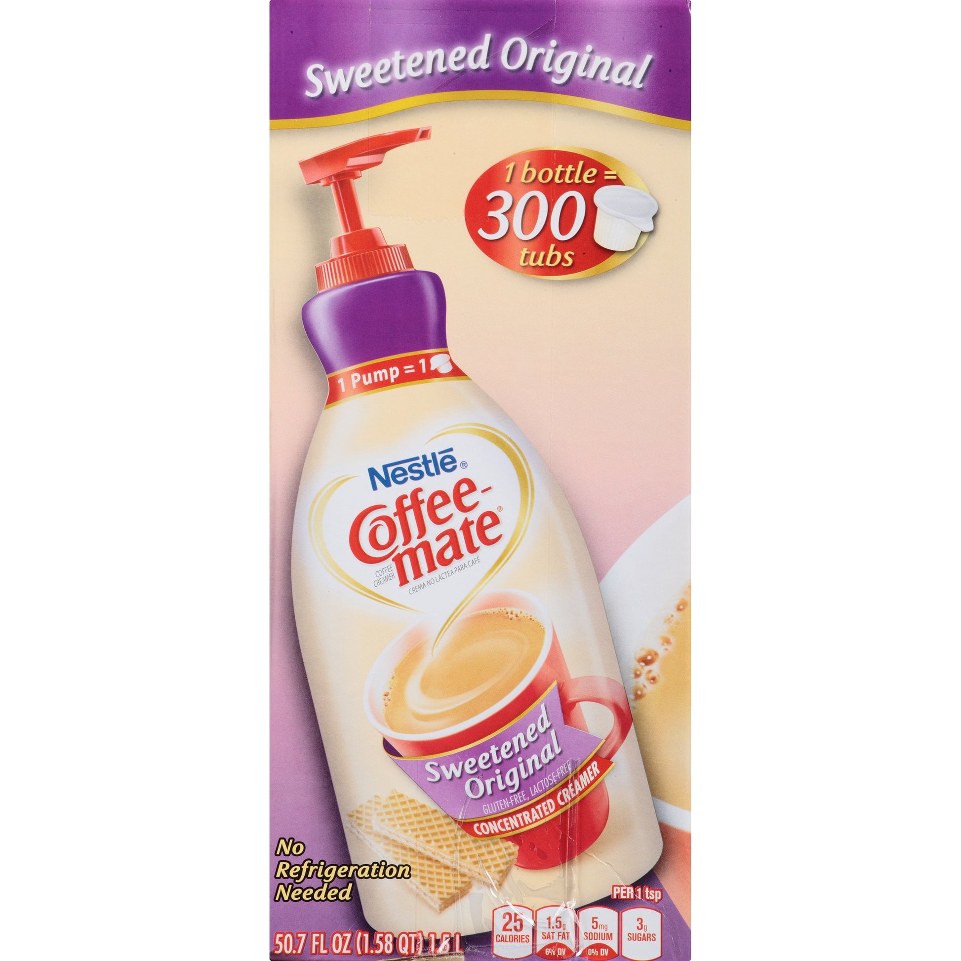 Coffee-Mate Coffee Creamer Sweetened Original Liquid Creamer 50.7 Fl. Oz.