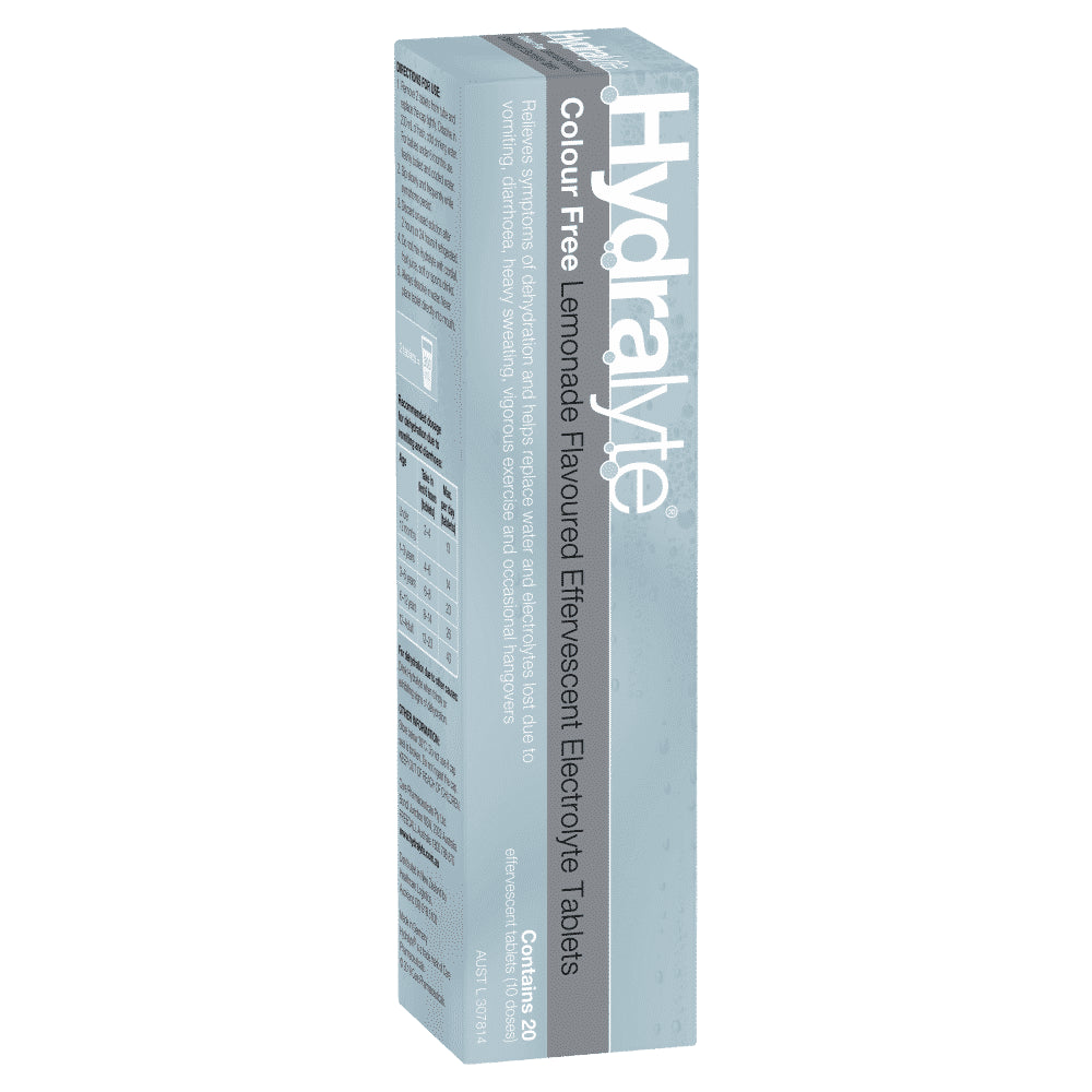 Hydralyte Effervescent Electrolyte 20 Tablets Choose Your Flavour Rehydration