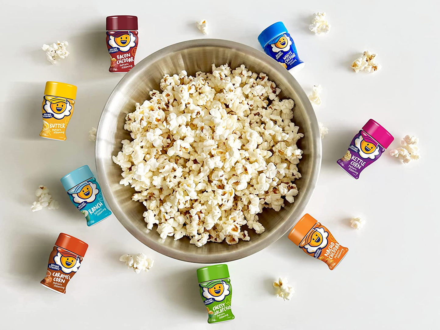 Kernel Season'S Popcorn Seasoning Mini Jars Variety Pack, 0.9 Ounce Pack of 8