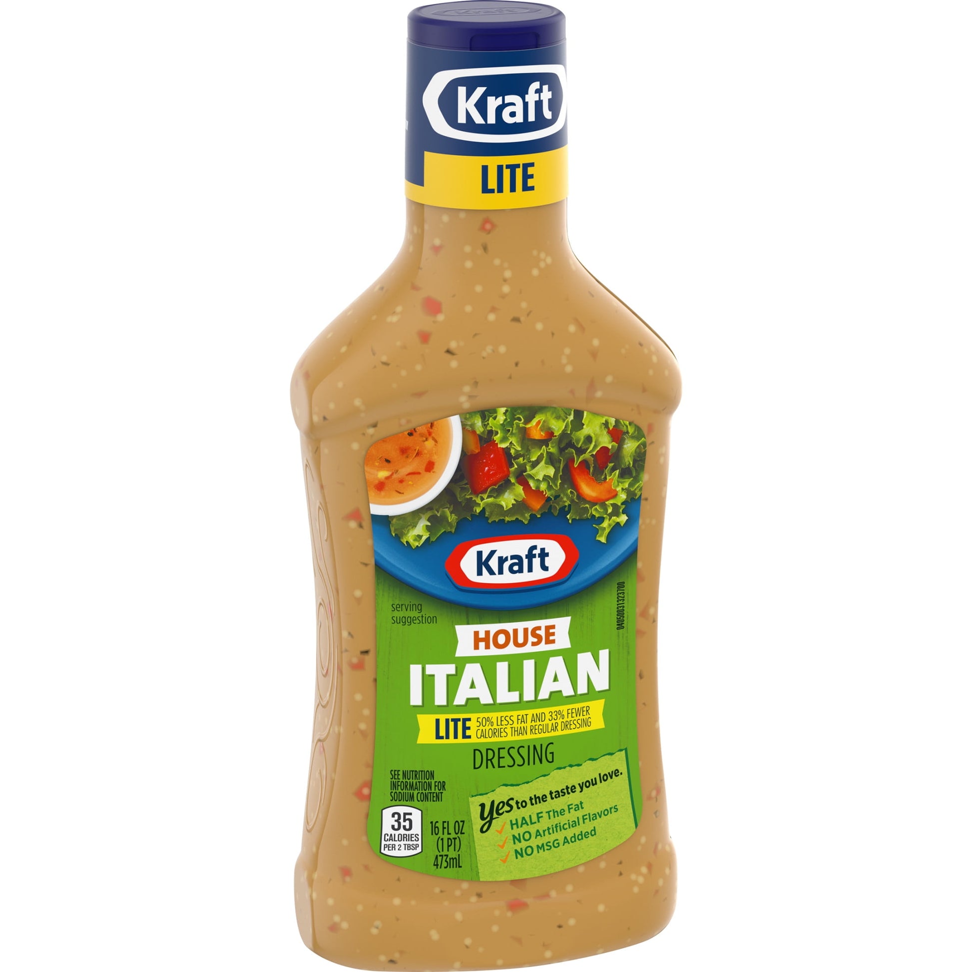 House Italian Lite Salad Dressing, 16 Fl Oz Bottle