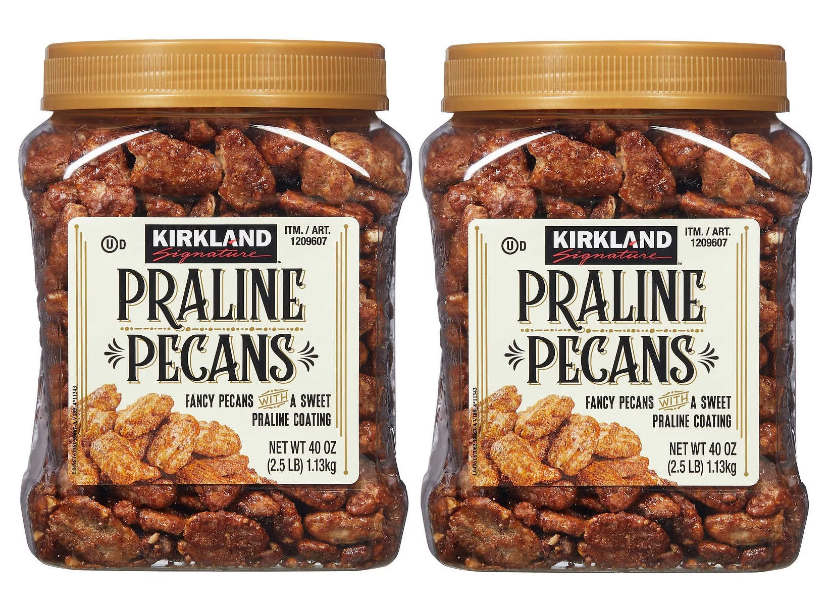 2 Pack |  Praline Pecans, 40 Oz