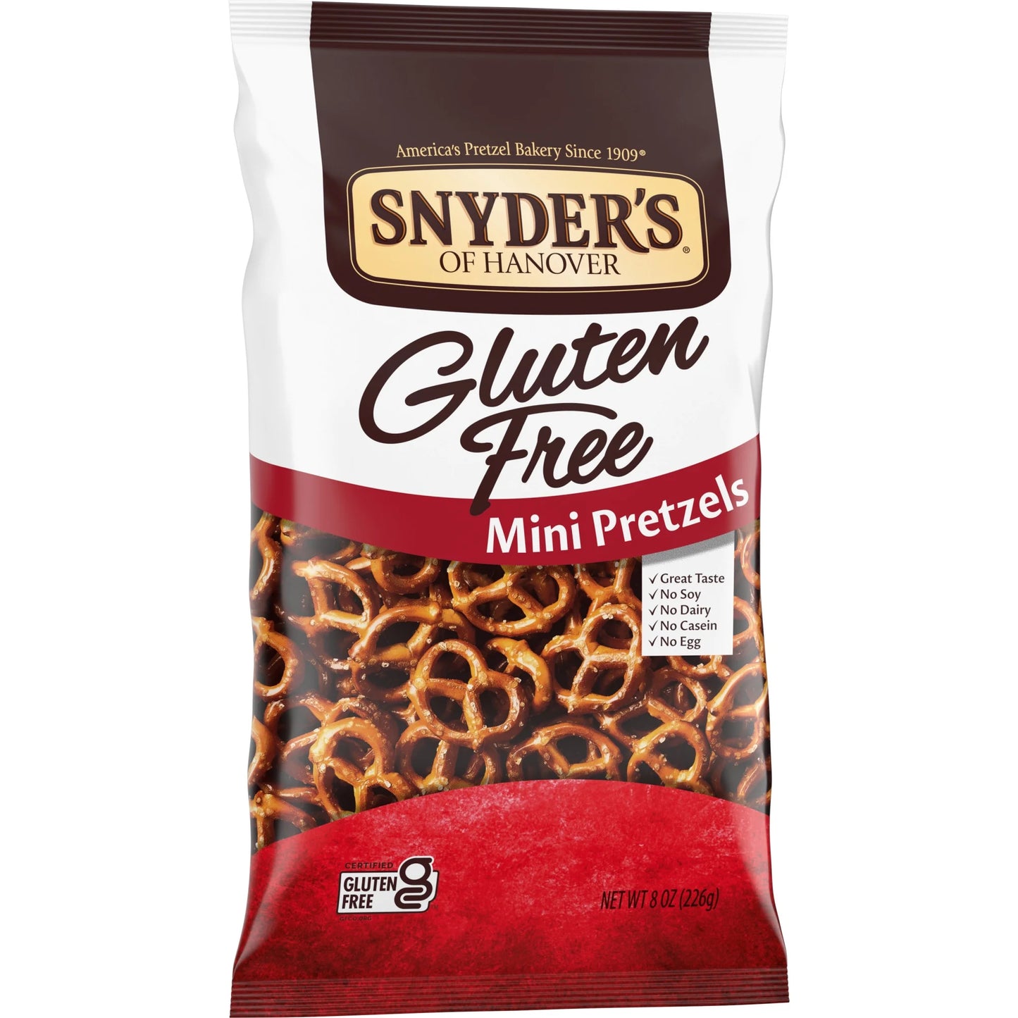 , Gluten Free Mini Pretzels, 8 Oz Bag