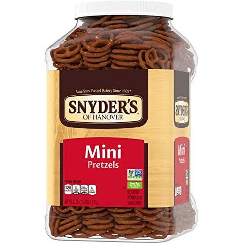 Snyder'S of Hanover Mini Pretzels, 40 Oz Canister