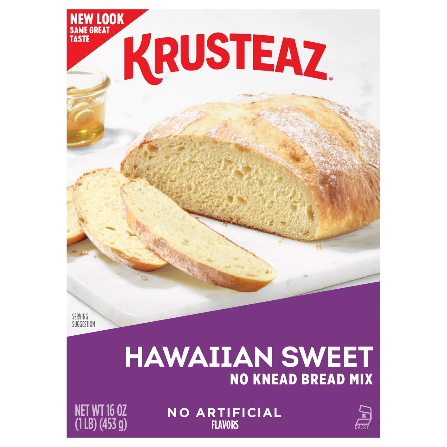 (12 Pack)  Hawaiian Sweet No Knead Bread Mix, 16 Oz Box