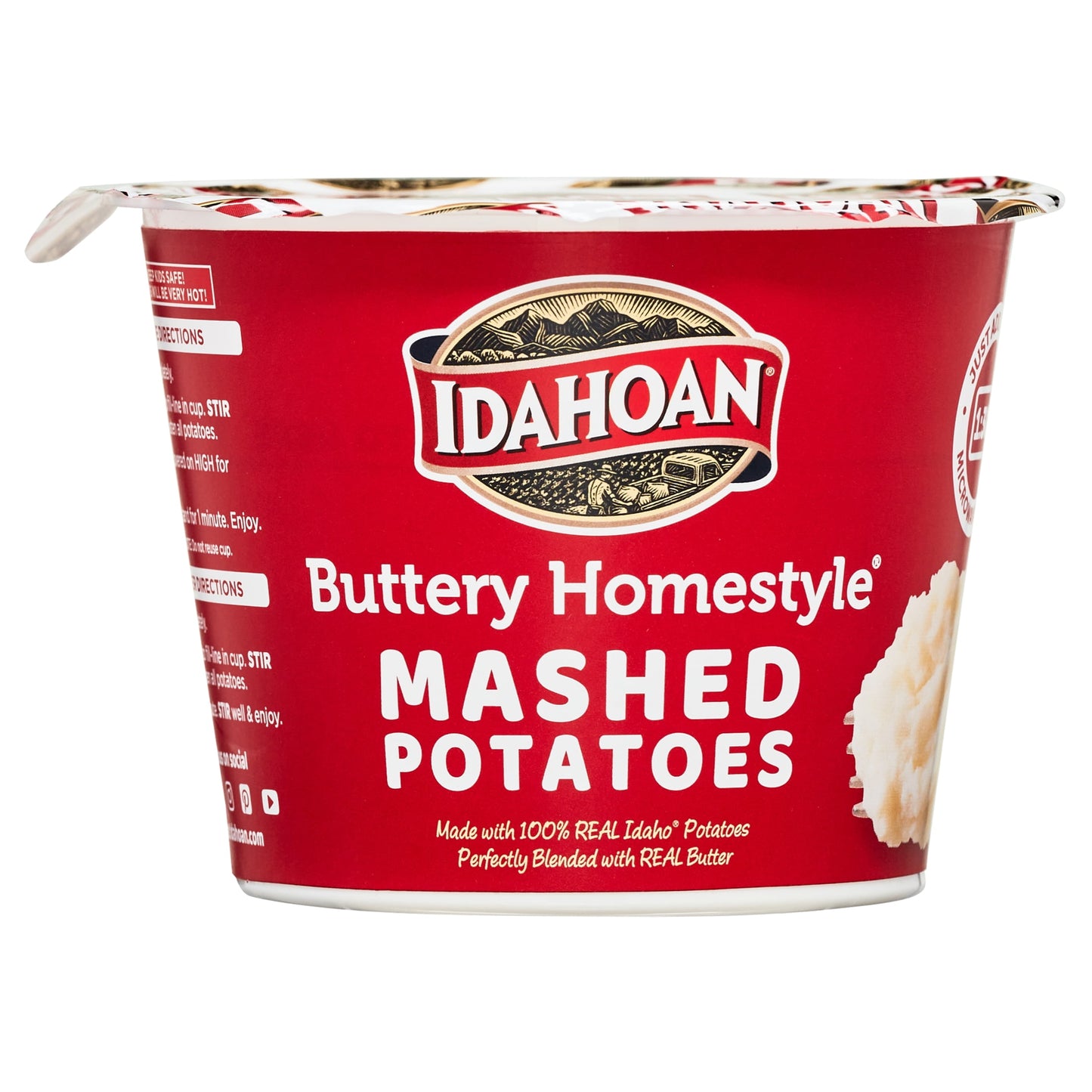 (2 Pack) ® Buttery Homestyle® Mashed Potatoes Cup, 1.5 Oz (Pack of 4)