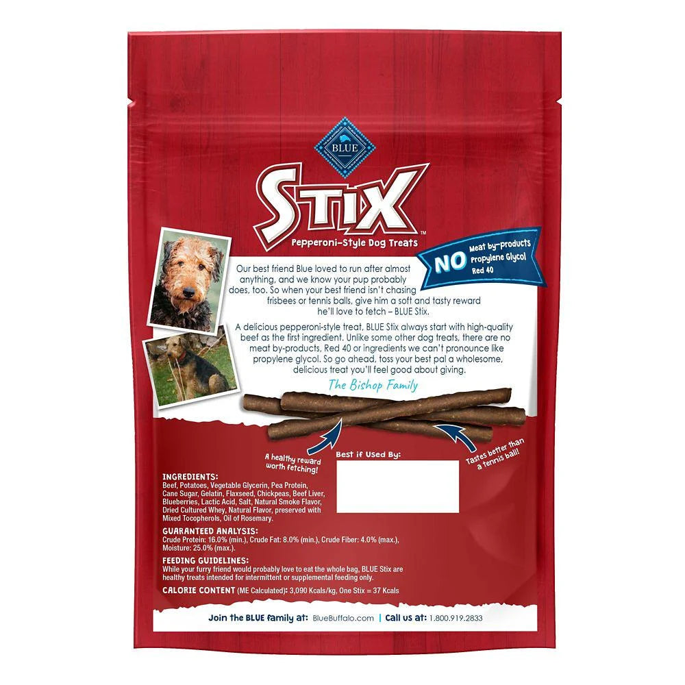 Stix Natural Soft-Moist Dog Treats, Beef Recipe 5 Oz. Bag