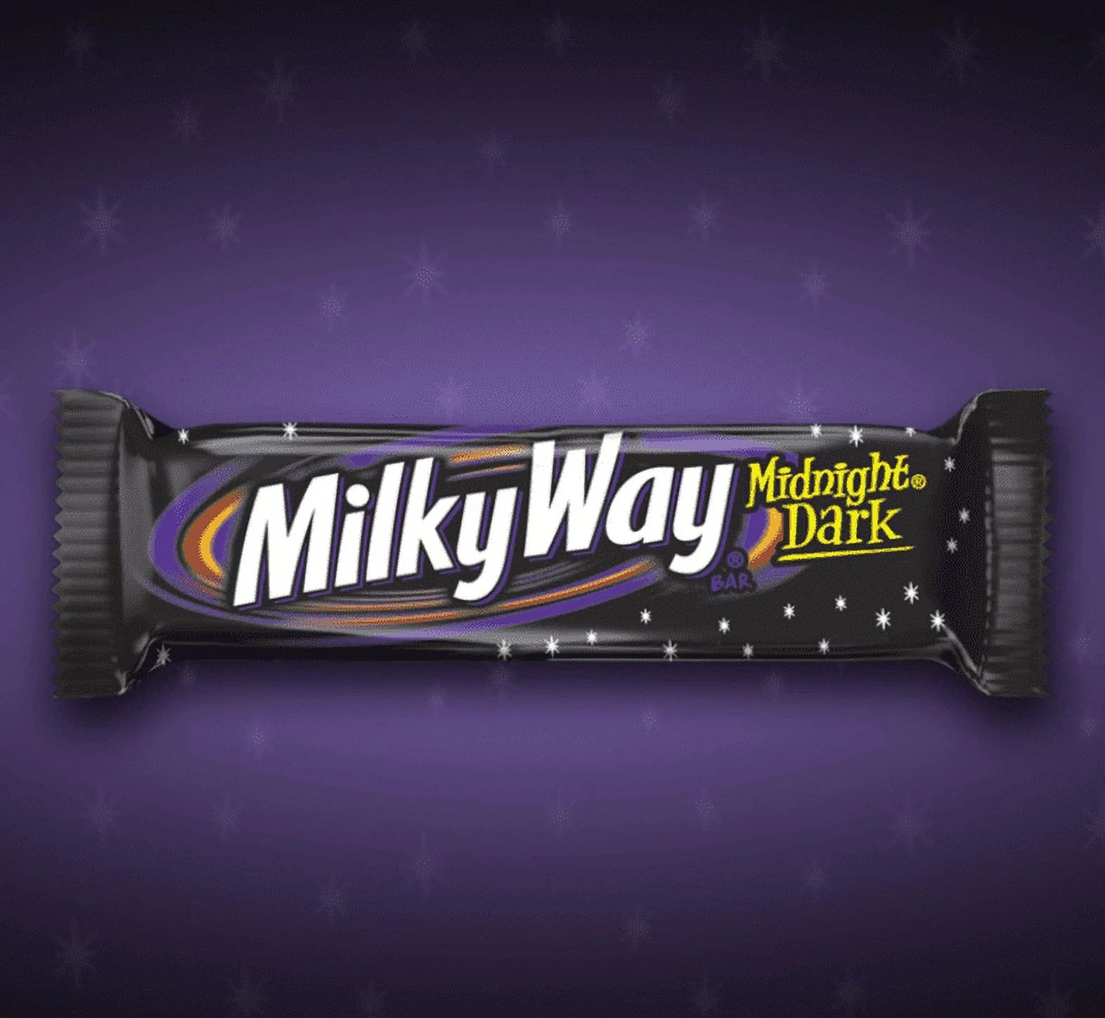 Midnight Dark Chocolate Candy Bar 24 Count - 1.76 Oz