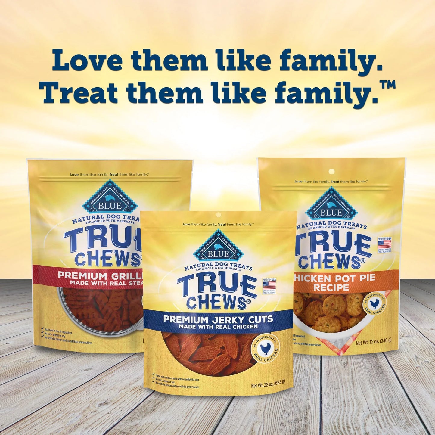 True Chews Premium Jerky Cuts Natural Dog Treats, Chicken, 22Oz Bag