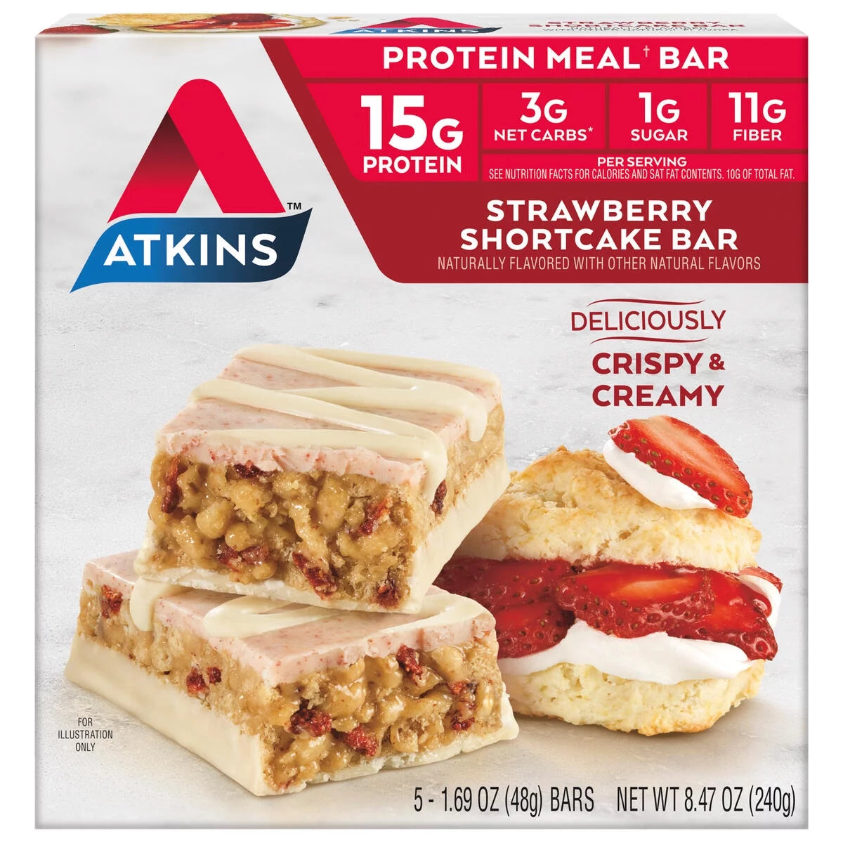 Strawberry Shortcake Meal Bar 5Pk