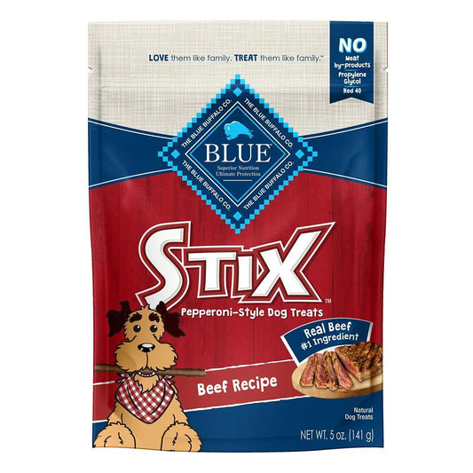 Stix Natural Soft-Moist Dog Treats, Beef Recipe 5 Oz. Bag