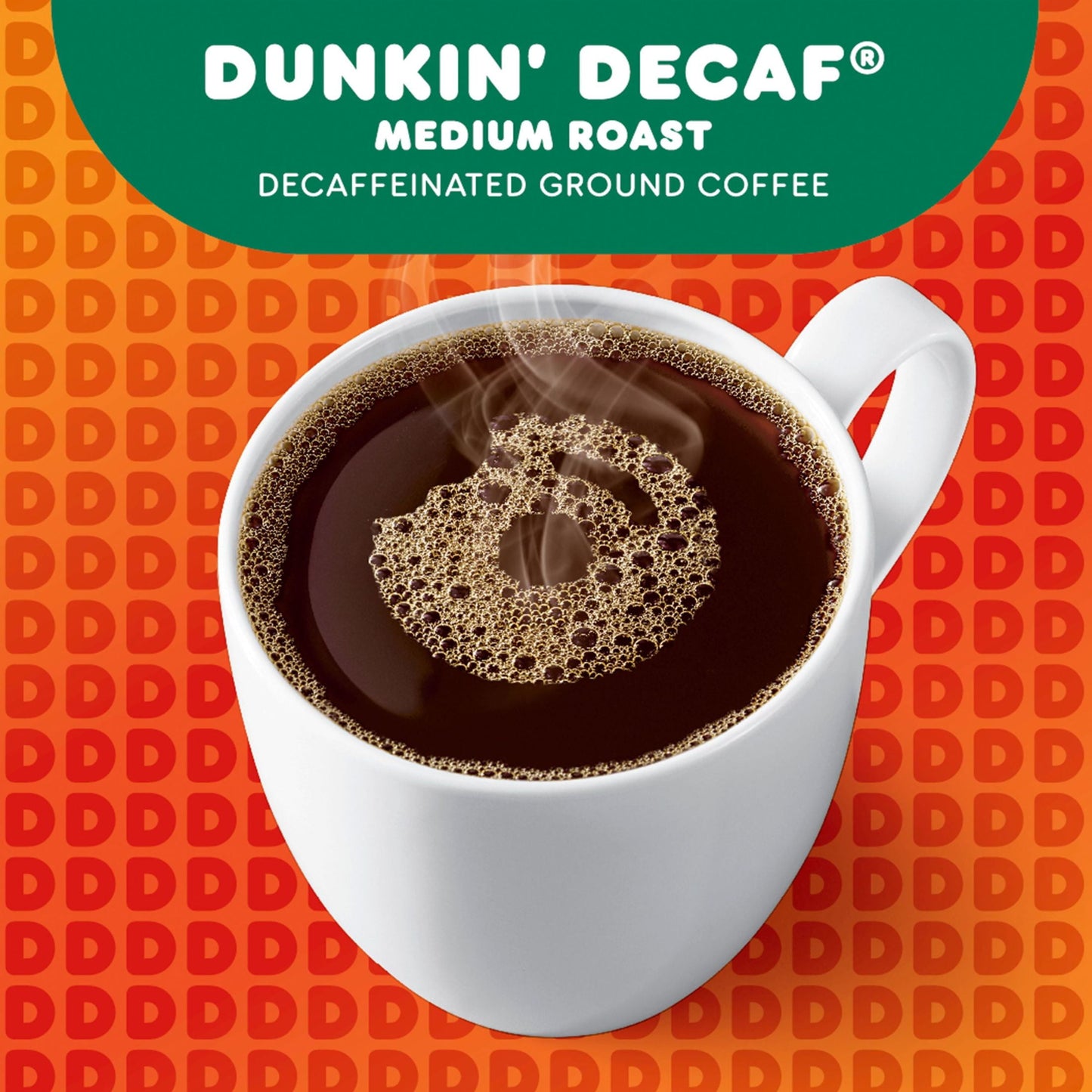 Decaf Ground Coffee, Medium Roast, 18Oz Bag